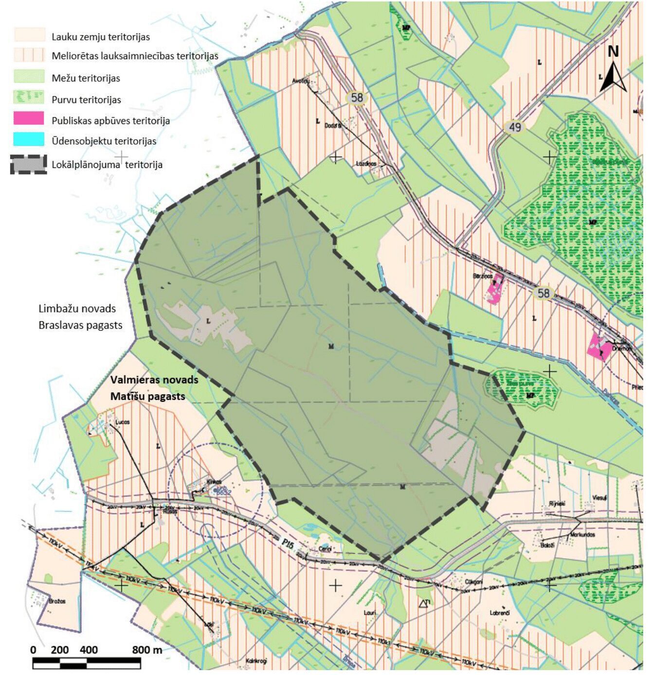 Paziņojums par lokālplānojuma, kas groza Burtnieku novada teritorijas plānojumu 2012.-2024.gadam, vēja parkam Matīšu pagastā, Valmieras novadā, izstrādes uzsākšanu